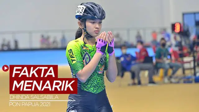 Berita Video, Fakta Menarik Dindha Salsabila, Atlet Sepatu Roda Cantik Peraih Medali Emas di PON Papua 2021