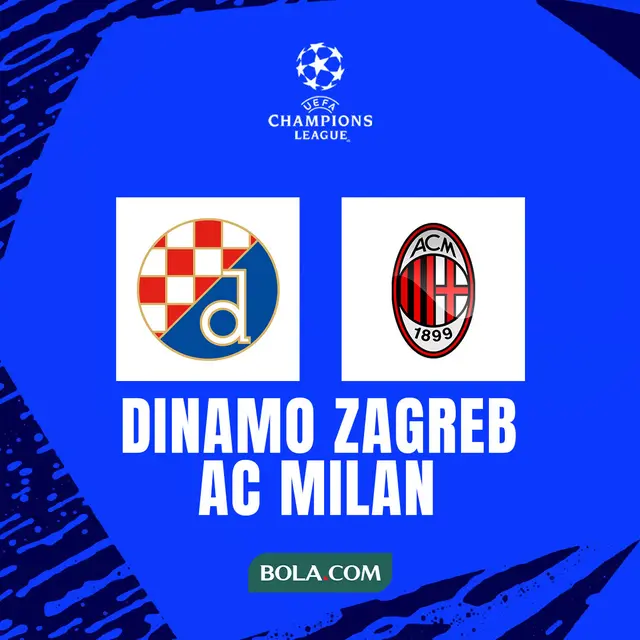 Liga Champions - Dinamo Zagreb Vs AC Milan