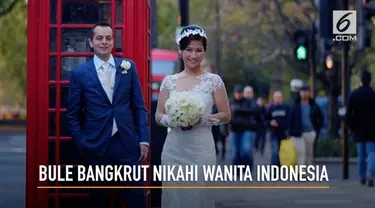 Pria asal Inggris bernama Christopher Forte jatuh bangkrut setelah menikahi seorang wanita diduga berasal dari Indonesia.