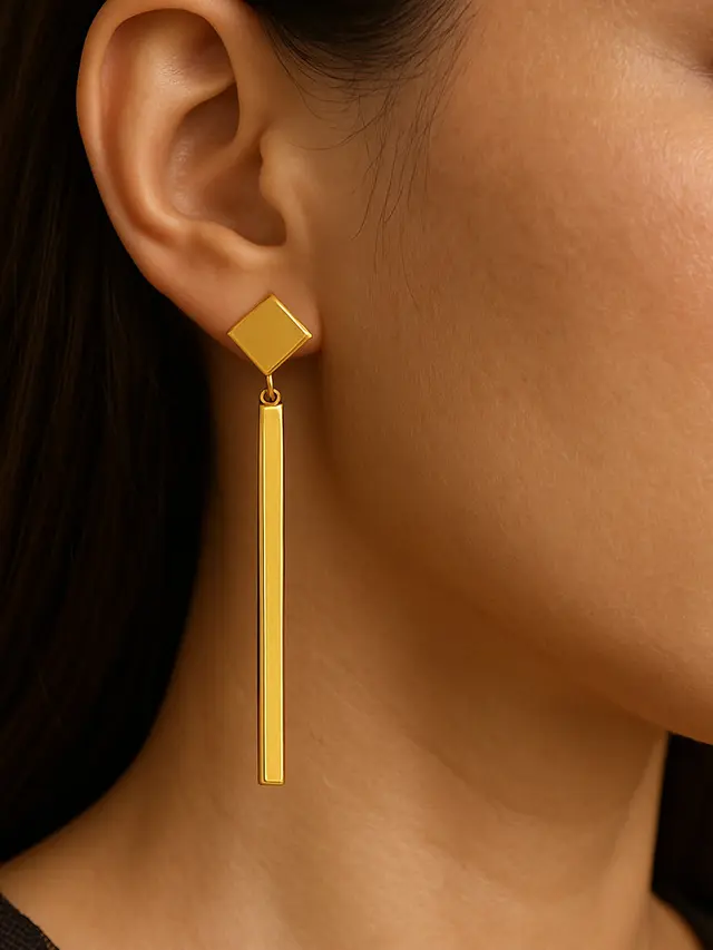 Model Anting Emas untuk Baju Batik yang Kekinian (Foto: ChatGPT)