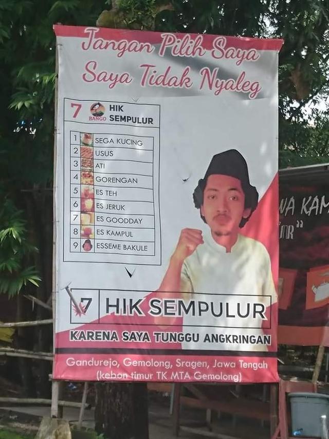 7 Potret Tulisan Spanduk Angkringan Nyeleneh Ini Bikin Geleng Kepala