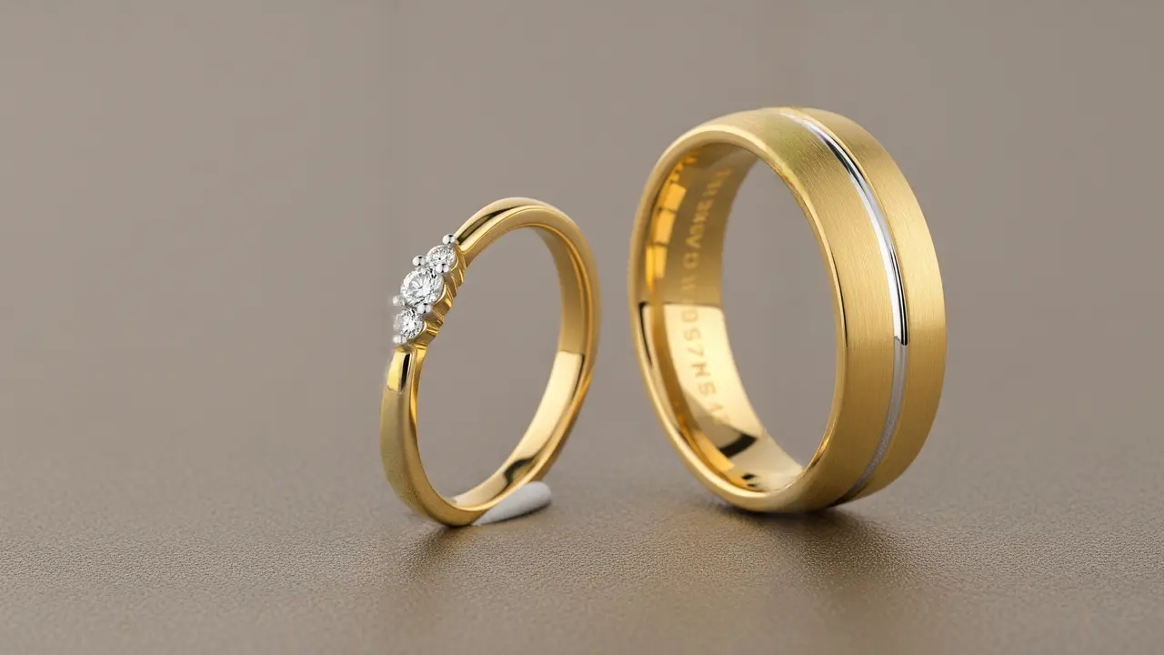 7 Model Cincin Nikah Emas Kuning, Desain Elegan yang Tak Lekang oleh Waktu