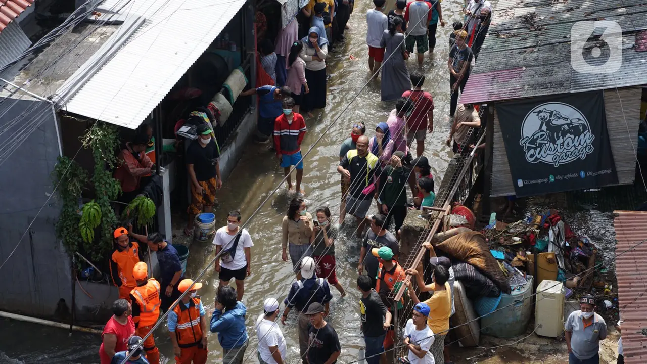 Kondisi Terkini Banjir dan Longsor di Ciganjur