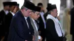 Presiden SBY dan Wakil Presiden Boediono melaksanakan Salat Idul Adha di Masjid Istiqlal, Jakarta, (5/10/14). (Liputan6.com/Johan Tallo)