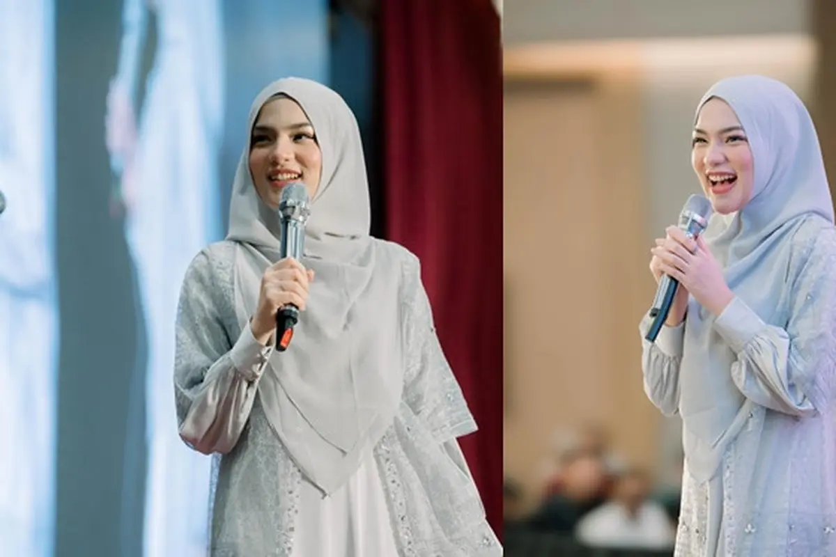 7 Potret Menawan Davina Karamoy Jadi Host Kajian Ini Jadi Pusat Perhatian