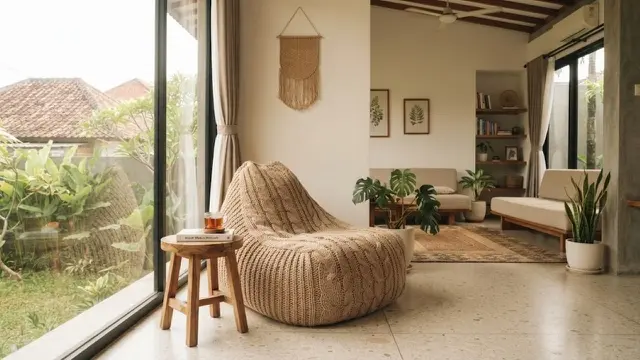 Model Bean bag chair