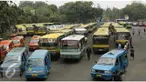Ribuan sopir taksi dan bus kota akan menggelar unjuk rasa di Istana. Massa  akan memulai demonstrasi pada pukul 08.00 WIB. Mereka mendesak agar Gubernur DKI  melarang keberadaan transportasi berbasis online.