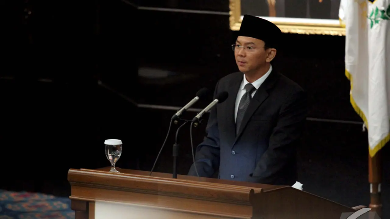 Ahok Hadiri Sidang Paripurna DPRD DKI