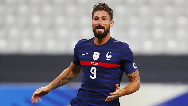 Olivier Giroud Borong 2 Gol, Prancis Hajar Ukraina 7-1