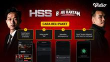 Tiket nonton HSS Series 6 resmi tersedia. Beli paket PPV-nya sekarang hanya Rp49.000 di Vidio.