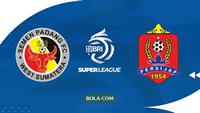 Cover prediksi Semen Padang versus Persijap Jeparang di BRI Super League 2025/2026. (Bola.com/Gemini)