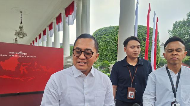 Deputi Bidang Protokol, Pers, dan Media Sekretariat Presiden Yusuf Permana di Kompleks Istana Kepresidenan Jakarta, Kamis (8/8/2024).