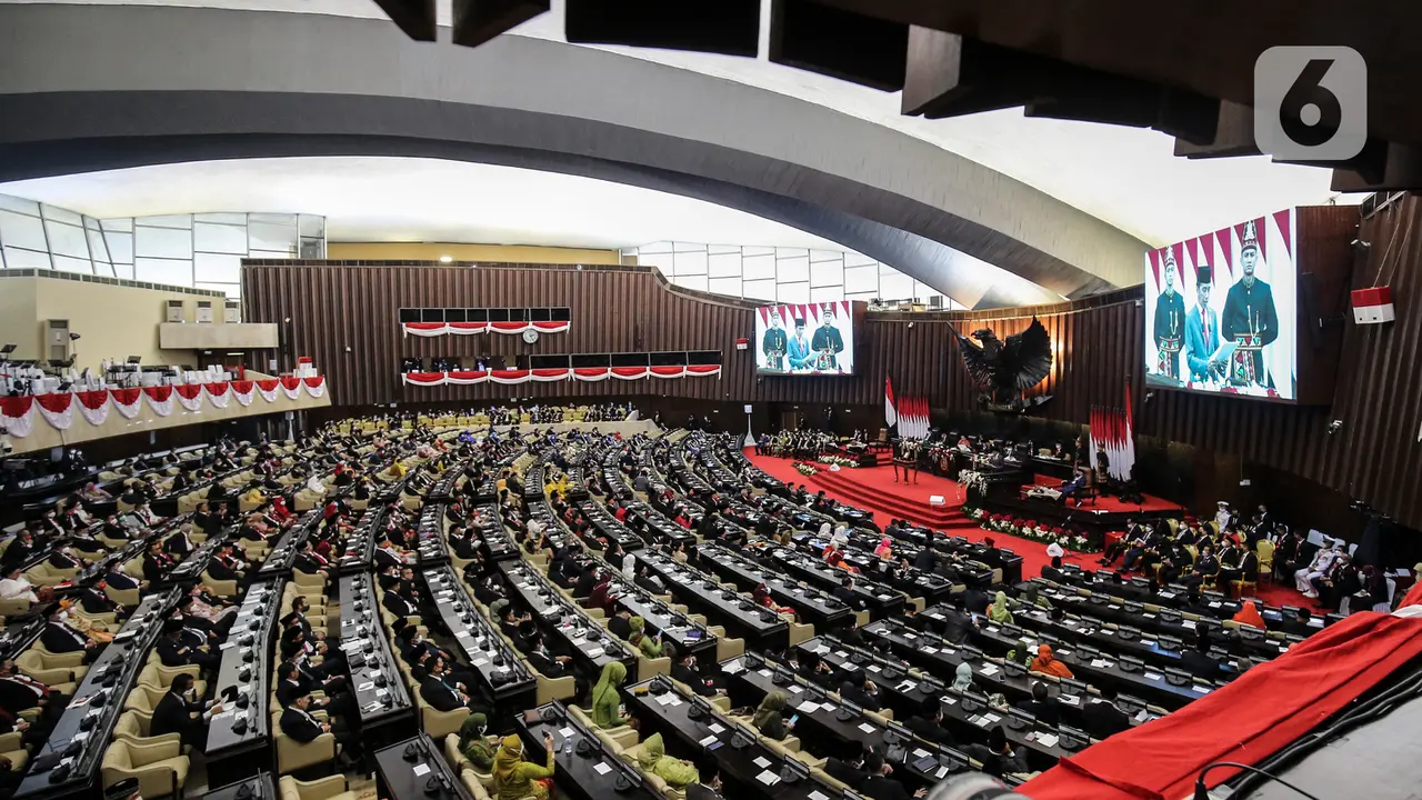 Suasana Pembukaan Masa Persidangan DPR 2022-2023