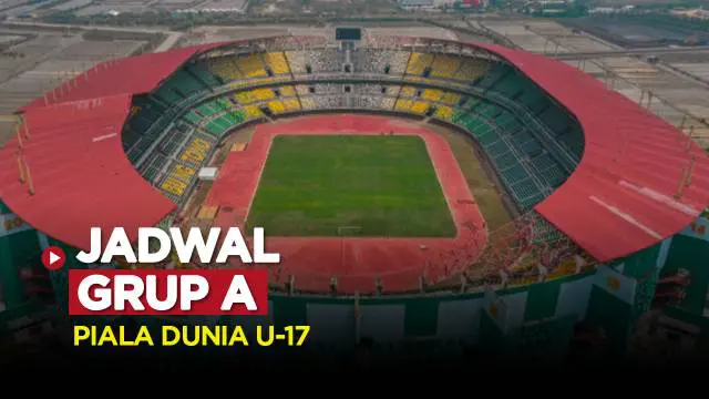 Berita video, Jadwal Grup A Piala Dunia U-17 2023 yang akan berlangsung di Stadion Gelora Bung Tomo Surabaya