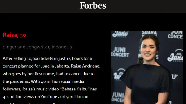 7 Artis Indonesia Ini Pernah Masuk Majalah Forbes, Terbaru Raffi Ahmad dan Nagita Slavina