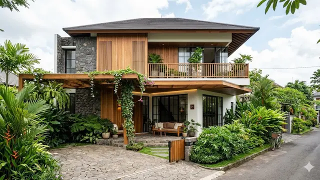 Model Fasad Rumah yang Langsung Mencuri Perhatian dari Jalan