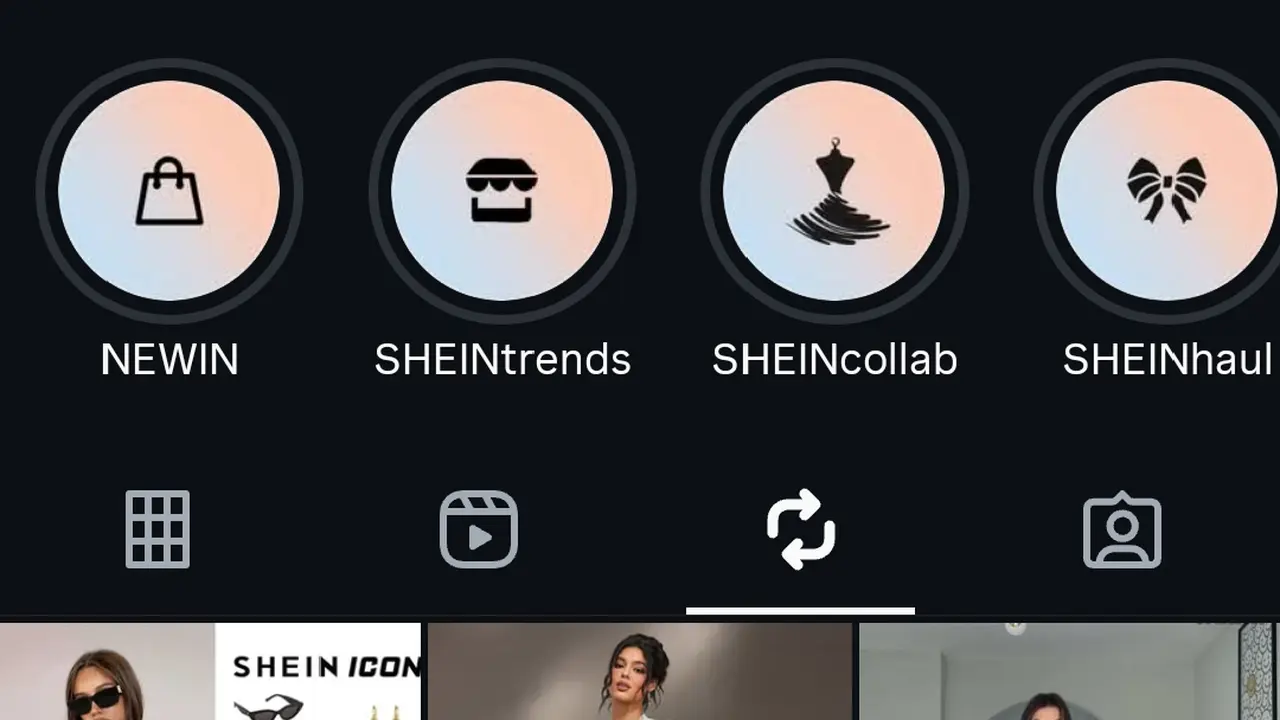 Tangkapan layar Instagram @sheinofficial