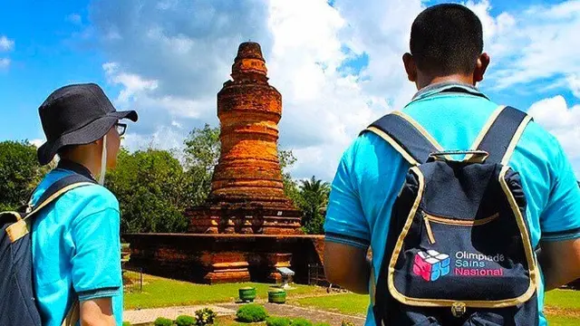Salah satu bagian Candi Muara Takus yang menjadi spot menarik untuk berfoto.