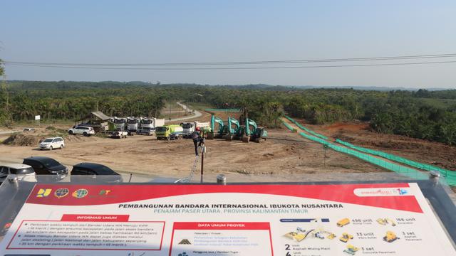 Presiden Joko Widodo (Jokowi), meresmikan dimulainya pembangunan Bandar Udara Ibu Kota Nusantara di Penajam Paser Utara (PPU).