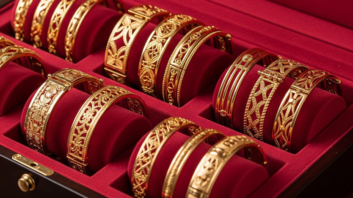 12 Gelang Hollow Emas Tua 10 Gram Klasik Tapi Mewah 2025: Primadona Perhiasan Berkelas