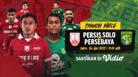 Link Live Streaming Friendly Match Persis Solo Vs Persebaya Surabaya, Sabtu 26 November di Vidio