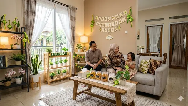 Dekorasi Ruang Tamu untuk Lebaran