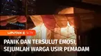 Kebakaran melahap permukiman warga di Kebon Jahe, Gambir, Jakarta Pusat, pada Rabu malam. Musibah kebakaran yang memicu kepanikan ini menyulut emosi sejumlah warga, yang sempat mengusir kedatangan tim pemadam kebakaran.