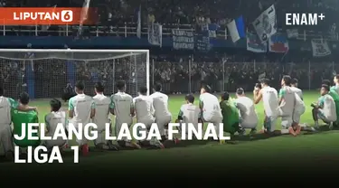Dukungan Ratusan Bobotoh Jelang Laga Final Liga 1