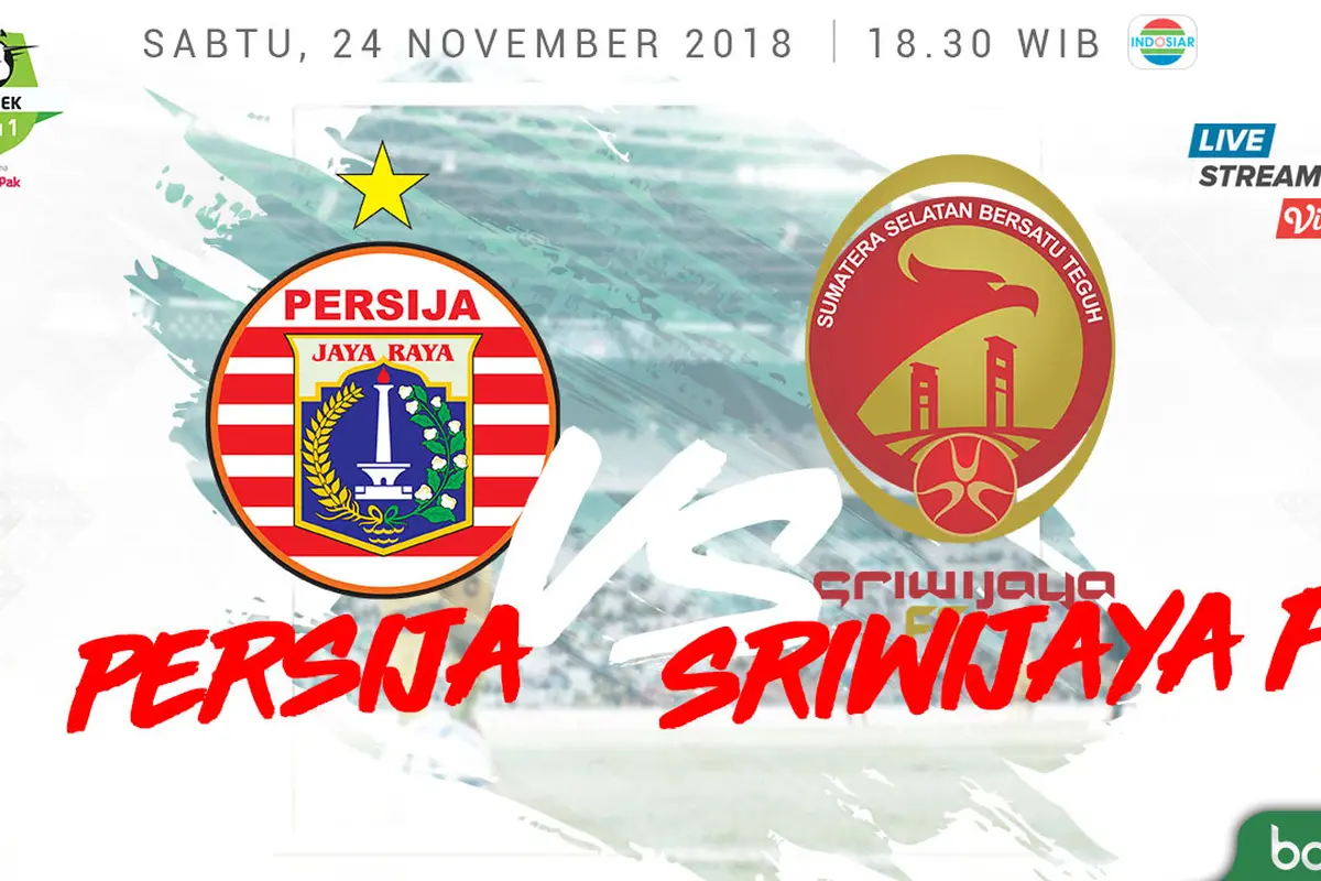 Persija Jakarta Vs Sriwijaya FC