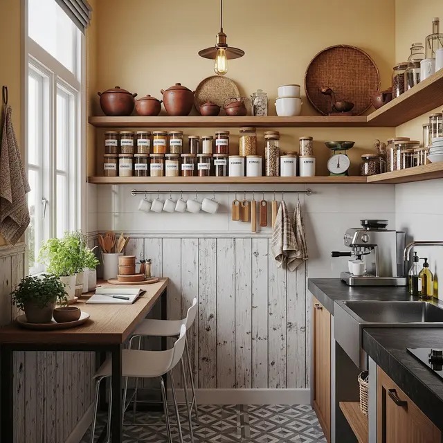 Inspirasi Dapur Tempo Dulu (AI Generated)