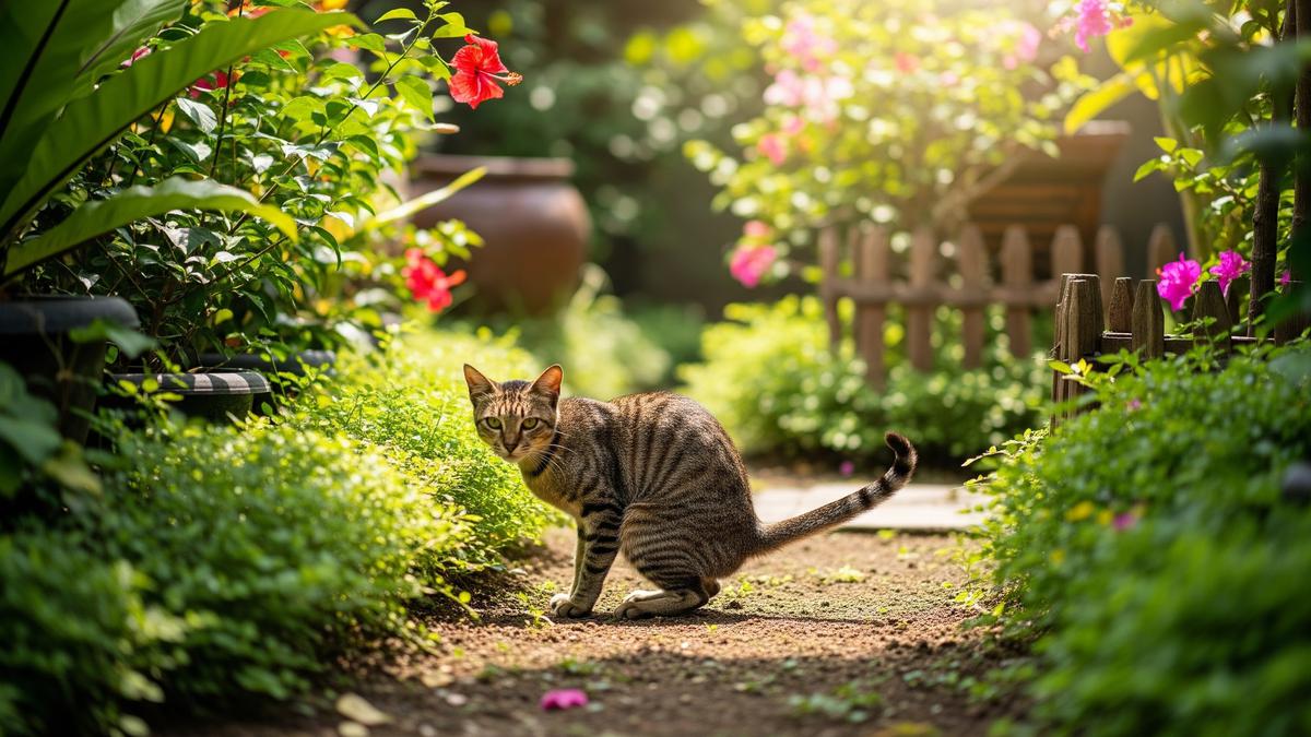Cara Mencegah Kucing Liar Berak di Kebun Rumah Tanpa Menyakiti, Dijamin Ampuh