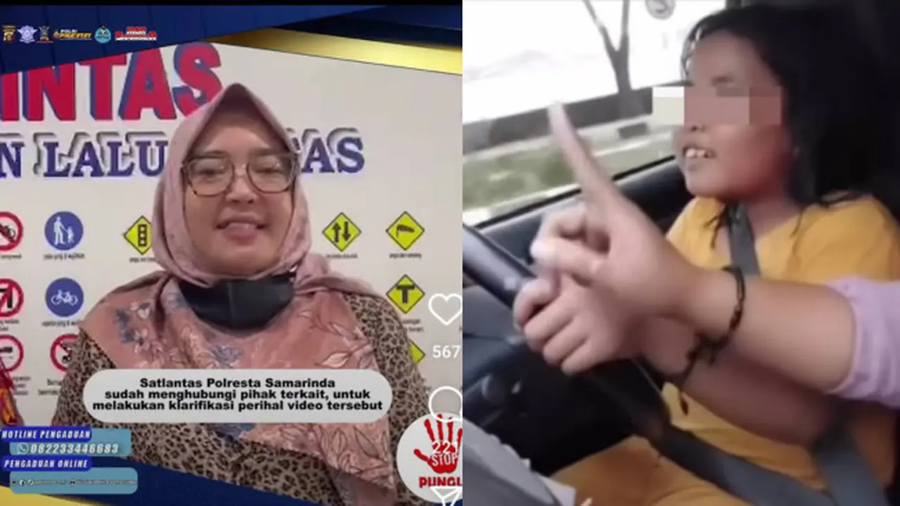 Klarifikasi Wanita yang Ajarkan Anak Dibawah Umur Nyetir