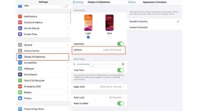 Dark mode di iPhone dengan iOS 13