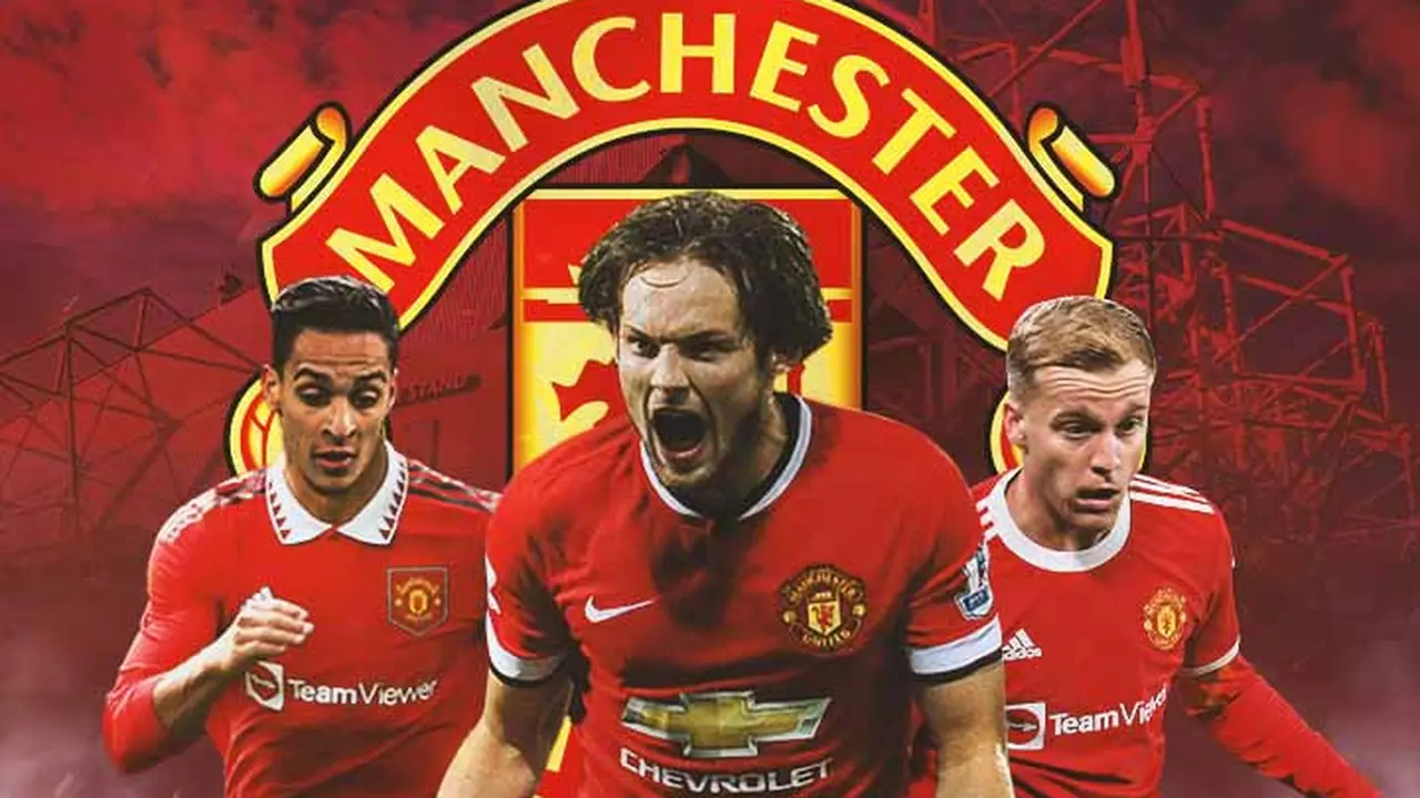 Manchester United - Antony, Daley Blind, Donny van de Beek