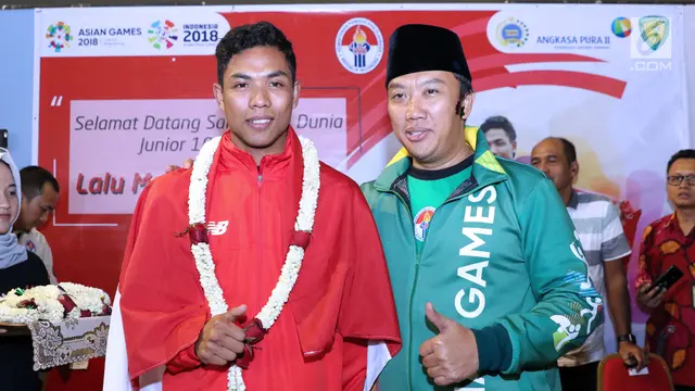 Lalu M Zohri Disambut Meriah