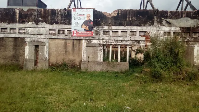 Salah satu sudut Stasiun Cikajang, Garut yang masih tersisa hingga kini