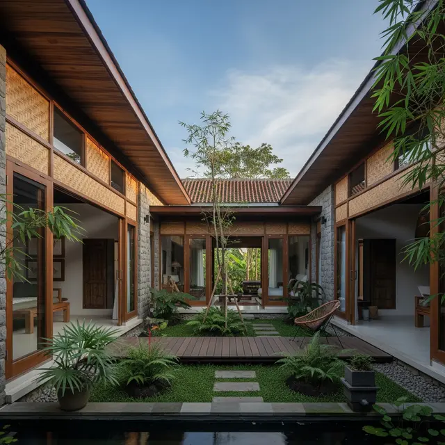 9 Desain Rumah Natural Modern dengan Ventilasi Besar dan Pencahayaan Alami, Hunian Sehat