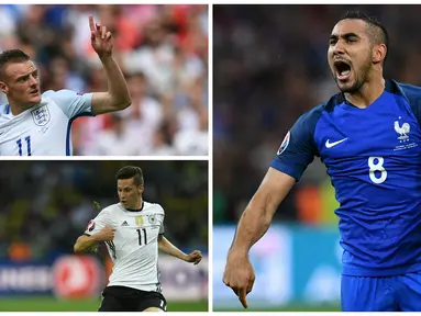 Kabar transfer terkini, Sabtu (18/6/2016), diwarnai keinginan Zinedine Zidane membawa Dimitri Payet ke Real Madrid dan niat Manchester United memboyong Julian Draxler. (AFP)