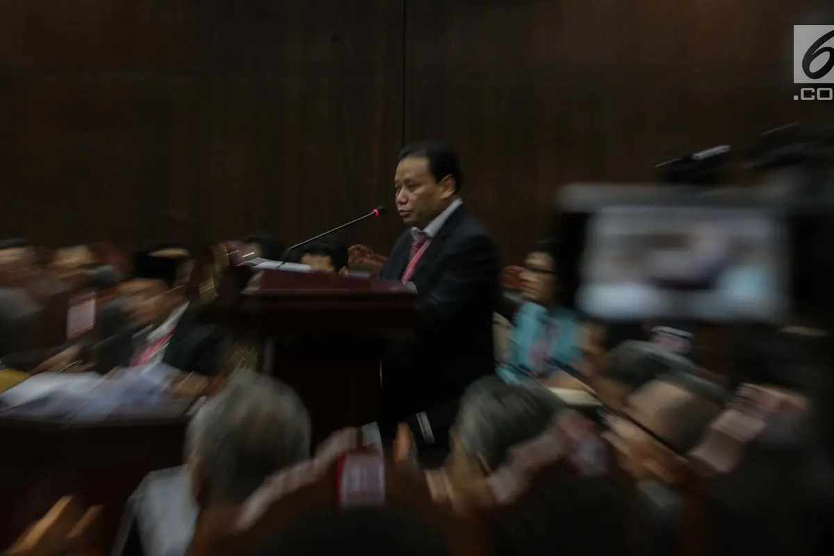 Ketua Bawaslu Tanggapi Gugatan Prabowo-Sandi di Sidang Sengketa Pilpres