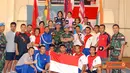 Citizen6, Lebanon: Kontingen Indonesia berhasil menyapu habis emas dalam perlombaan bulutangkis se-UNIFIL. (Pengirim: Badarudin Bakri)