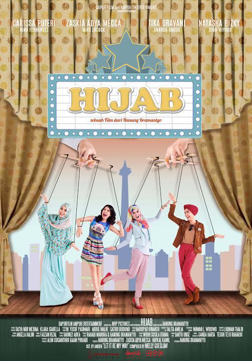 Poster film Hijab oleh Hanung Bramantyo | Photo: Copyright Doc vemale.com