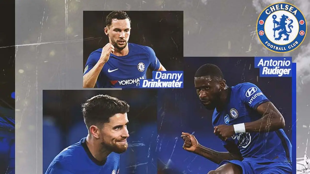 Chelsea - Jorginho, Danny Drinkwater, Antonio Rudiger