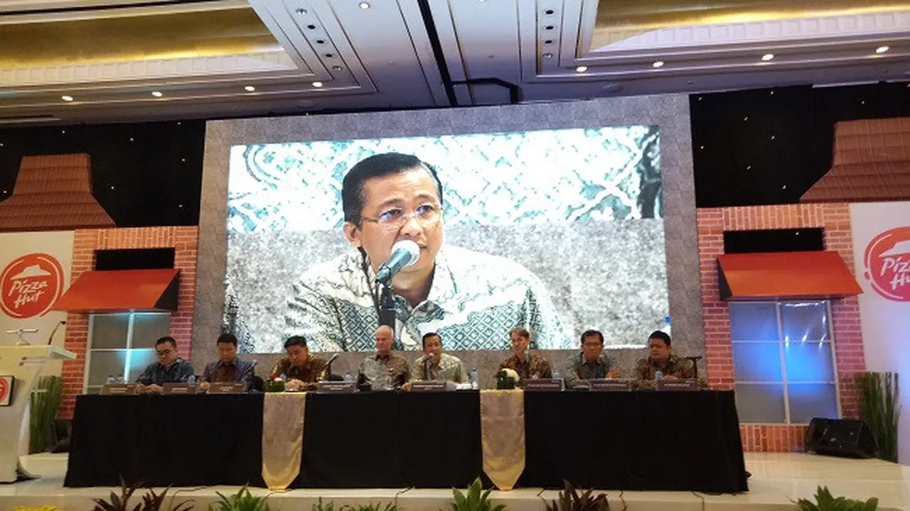 PT Sarimelati Kencana Tbk selaku pemegang hak waralaba Pizza Hut di Indonesia menggelar penawaran umum saham perdana. (Dok Merdeka.com)