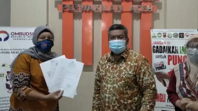 Ombudsman RI Perwakilan Aceh menerima laporan tentang adanya korban bencana tsunami yang belum menerima rumah bantuan (Liputan6.com/Ist)