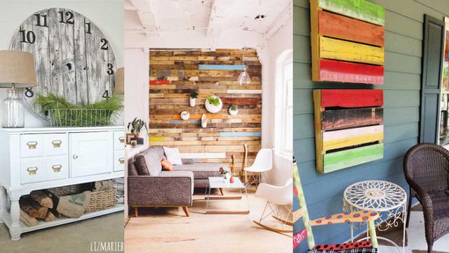 35 Trend Terbaru Hiasan  Dinding  Rumah  Dari Kayu  Palet 