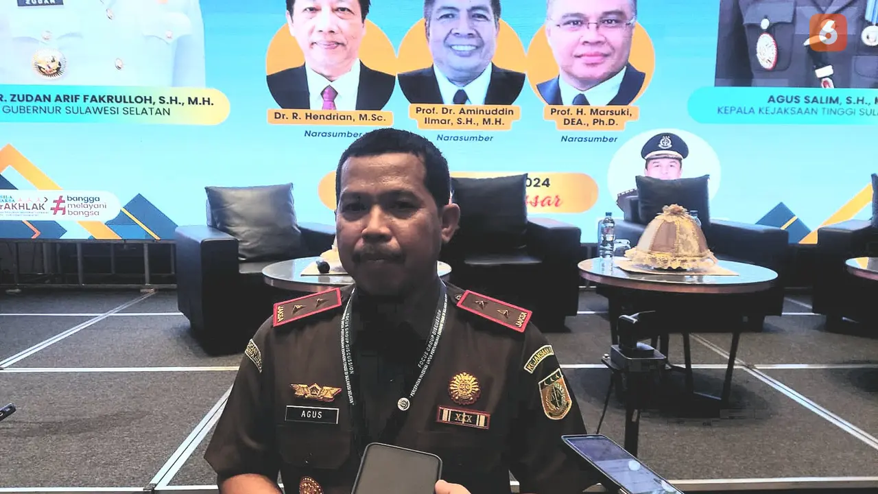 Kepala Kejati Sulsel, Agus Salim (Liputan6.com/Fauzan)