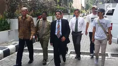 Mayjen TNI Purnawirawan Kivlan Zein mendatangi Bareskrim Mabes Polri di gedung KPP, Gambir, Jakarta Pusat.