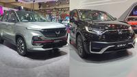 Wuling Almaz dan Honda CR-V (Otosia.com/Arendra Pranayaditya)