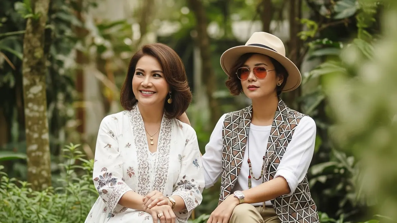 Model Baju Batik untuk Usia 50-an