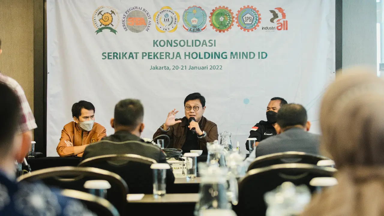 Sinergi Serikat Pekerja dan Manajemen Holding Tambang Siap Bersinergi untuk Capai Produktivitas Tahun 2022